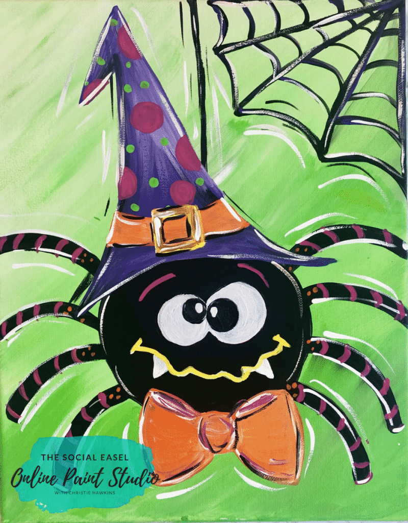 The Importance of Art for Kids Silly Spider Painting