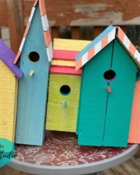Birdhouses and the Best Outdoor Craft Paint!