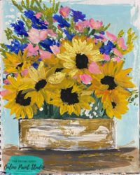 How To Paint A Sunflower Still Life