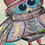 Trust the Process! Creating a Mixed Media Owl