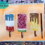 Summer Popsicle Painting Tutorial for Kids