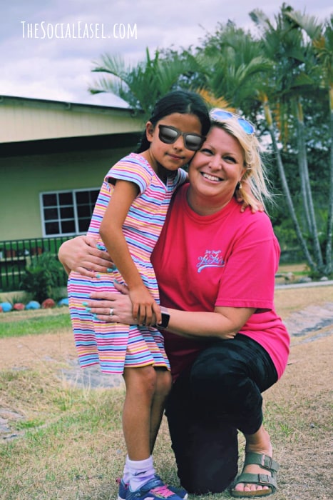 Christie and Child in Honduras