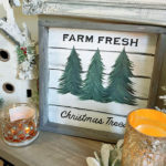 DIY Christmas Tree Farm Sign Painting Tutorial