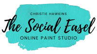 Christie Hawkins - The Social Easel Online Paint Studio logo